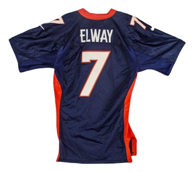 1997 John Elway Game Worn Denver Broncos Jersey